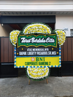 Papan Bunga Duka di Duri Kosambi
