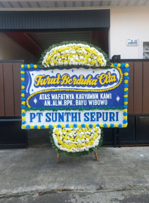 Papan Bunga Duka di Duri Kosambi