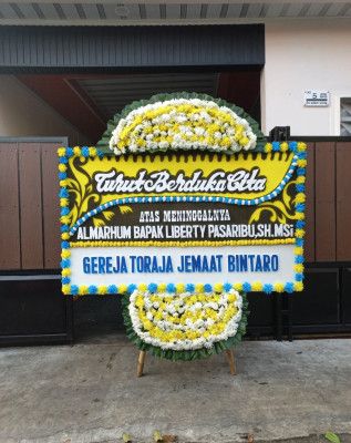 Papan Bunga Duka di Duri Kosambi