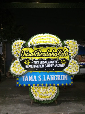 Papan Bunga Duka di Duri Kosambi
